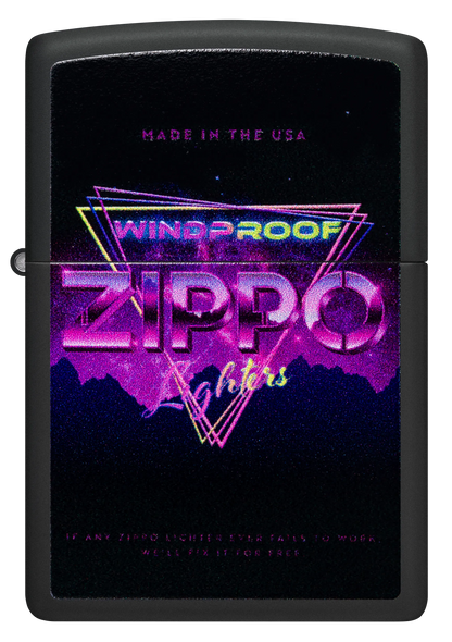 Neon Zippo design