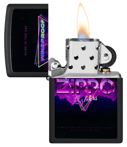 Neon Zippo design