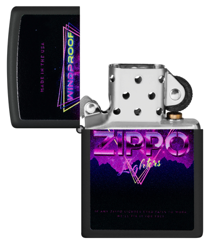 Neon Zippo design