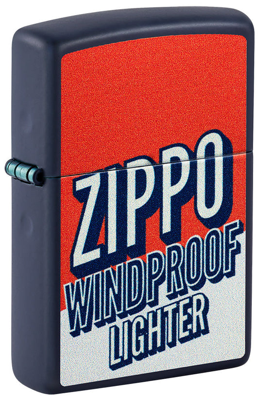 Kleurenblok Zippo design