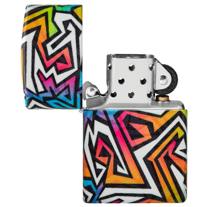 Zippo Colorful Graffiti Design