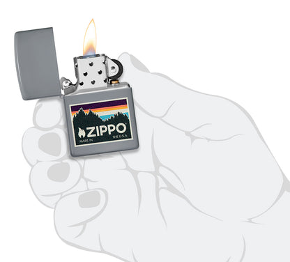 Outdoor Zippo Logo Design