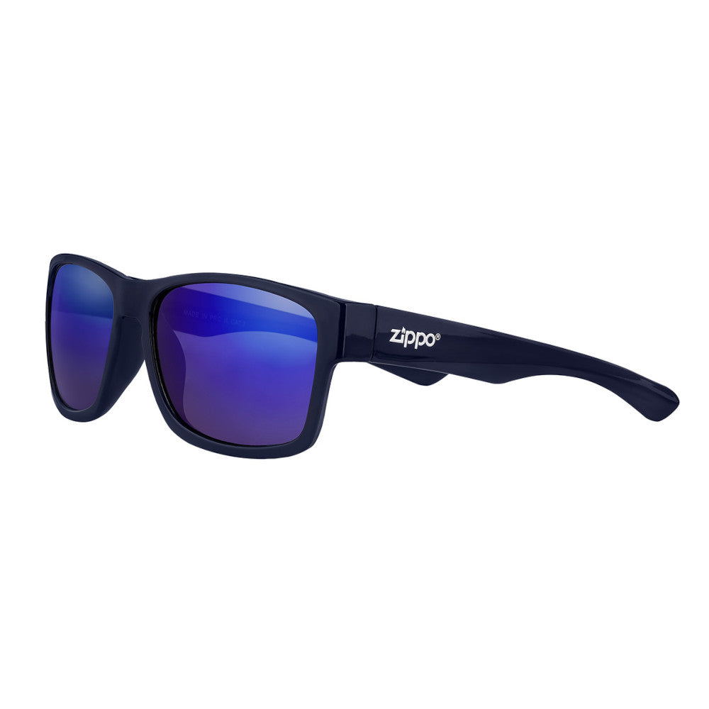 Wide Frame Curved Sunglasses